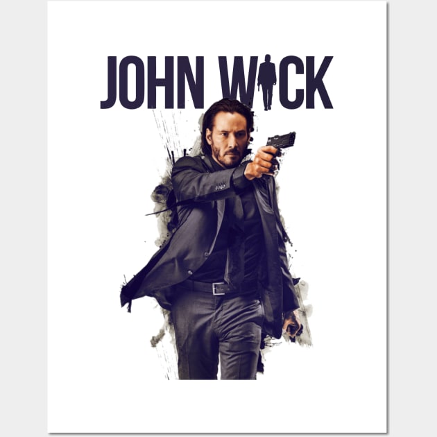 John Wick - Actor Film Wall Art by Diamond Creative